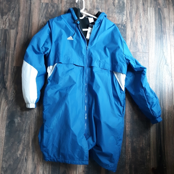 adidas Jackets & Coats Nwt Fully Lined Adidas Swim Parka Poshmark
